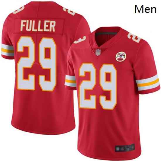 Chiefs 29 Kendall Fuller Red Team Color Men Stitched Football Vapor Untouchable Limited Jersey